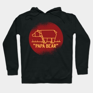 Papa Bear Design Hoodie